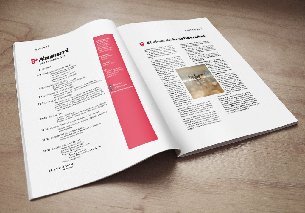 Diseño y maquetación de revista